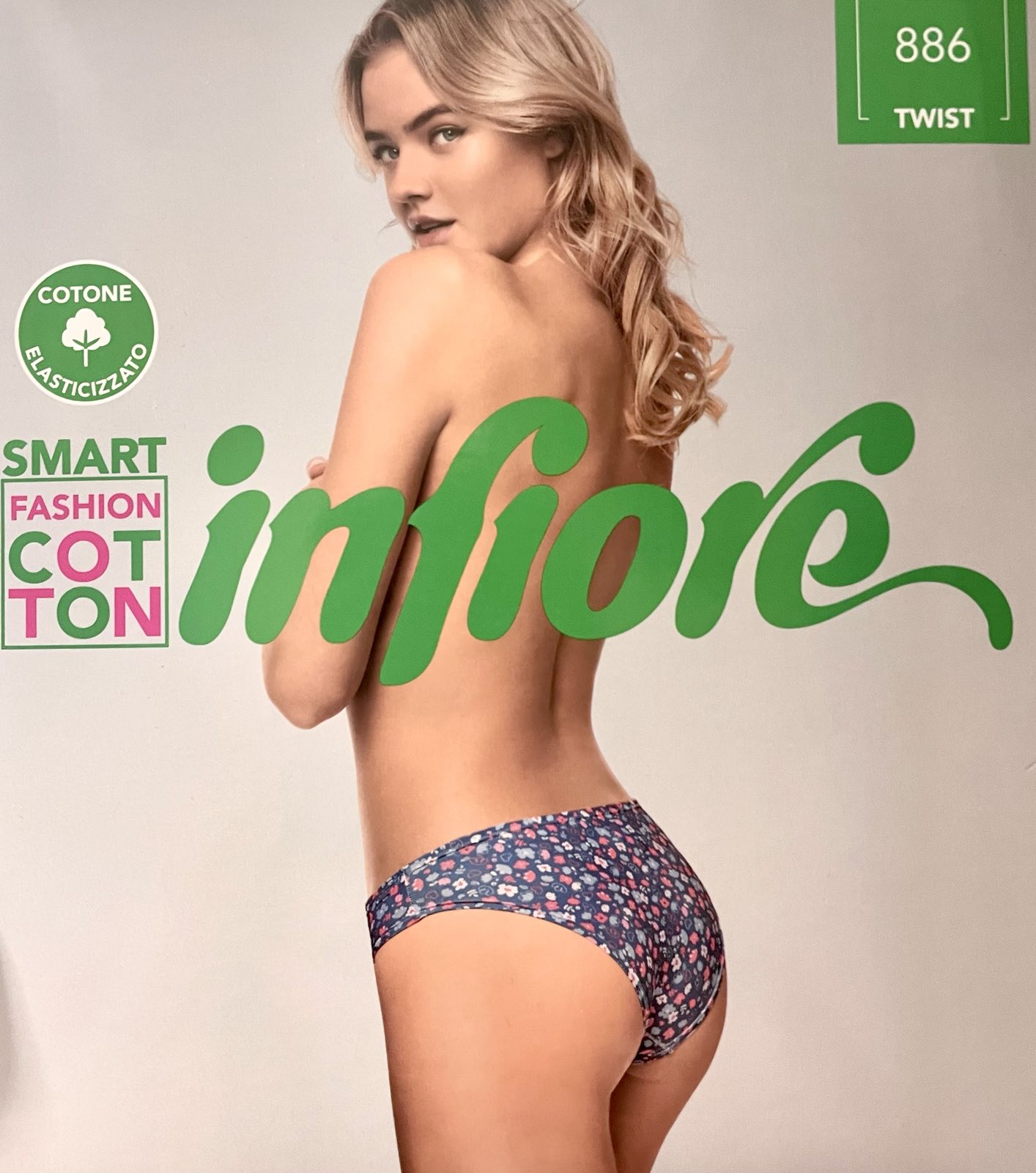 Дамски памучни бикини Infiore 886 Bloom Fashion Cotton