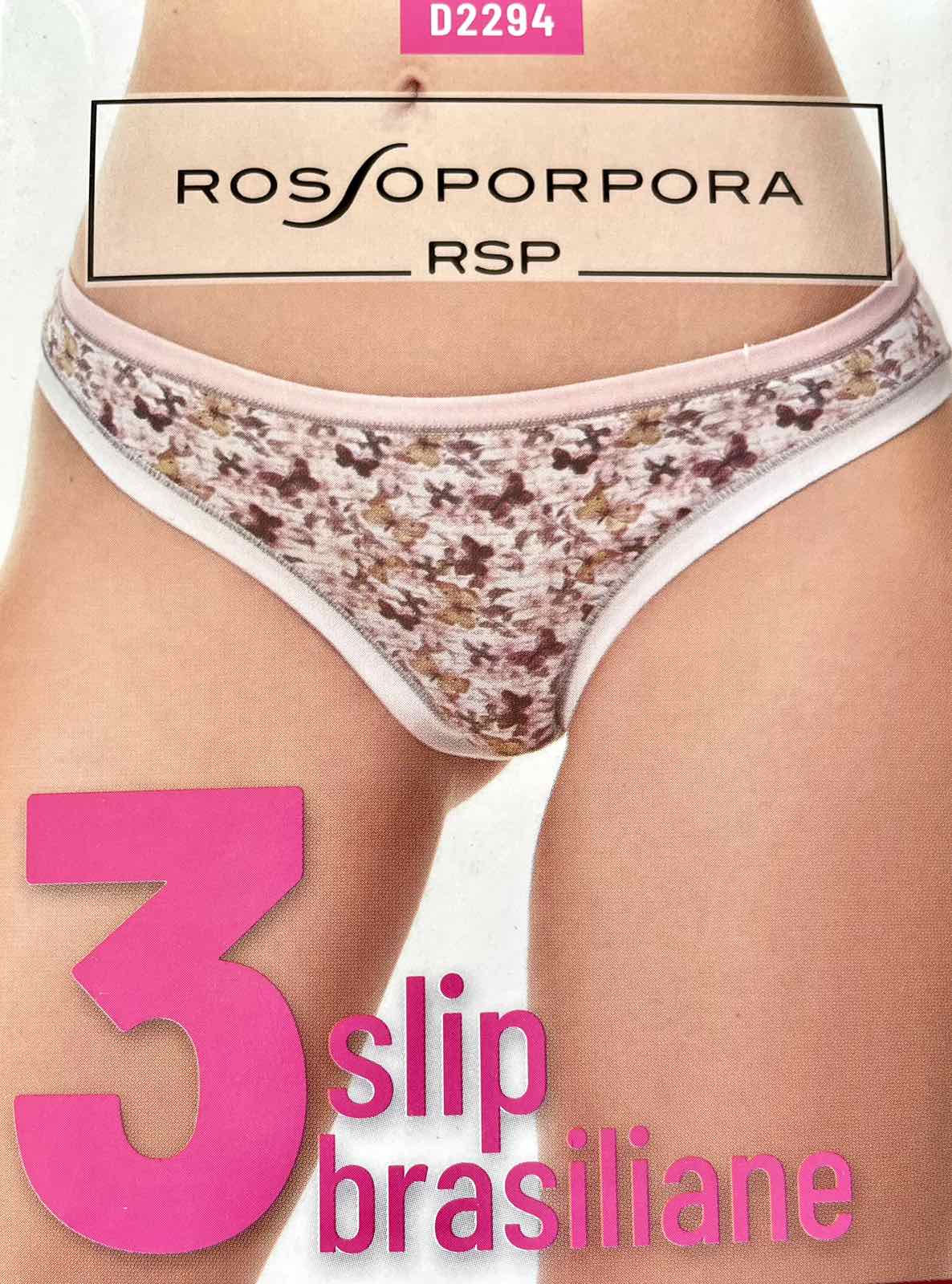 Памучни бикини тип бразилиана Rossoporpora D2294 -3 Броя