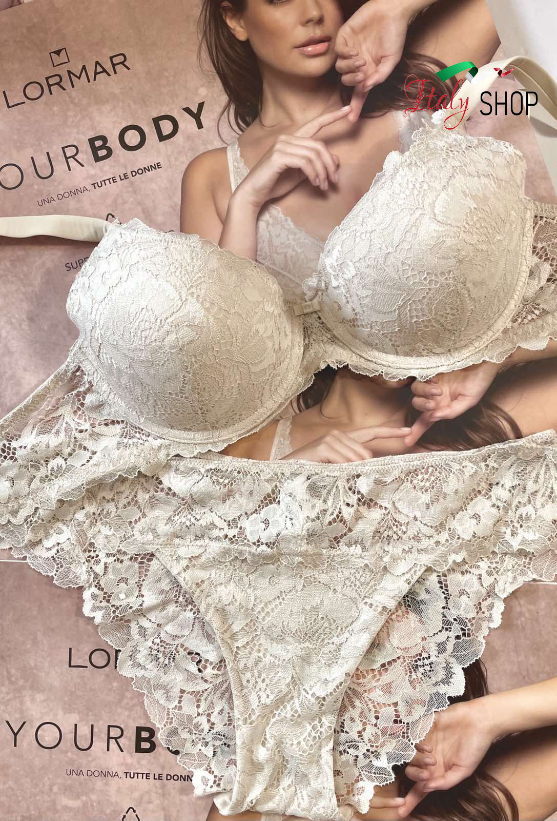 Дантелени бикини Lormar Easy колекция YOUR BODY