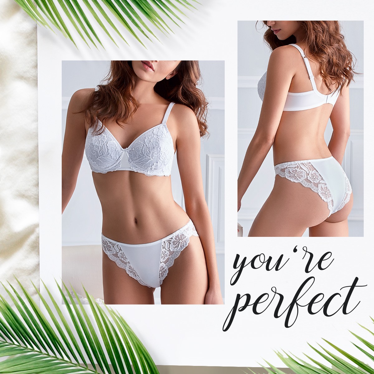 Дантелен сутиен с оформени плътни чашки Balconette Lepel Belseno 258