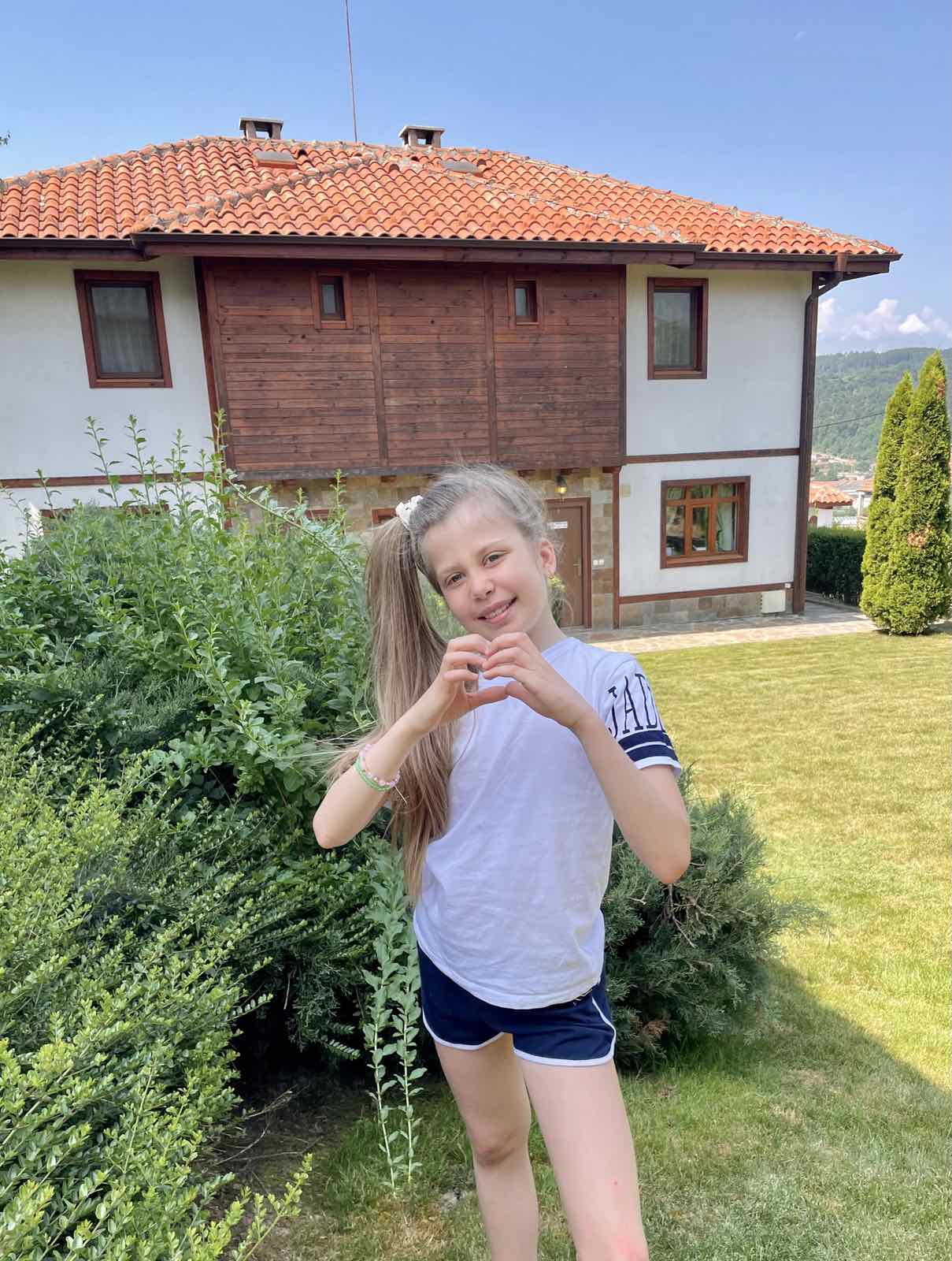 Лятна пижама за момичета Jadea Girl Home 2019