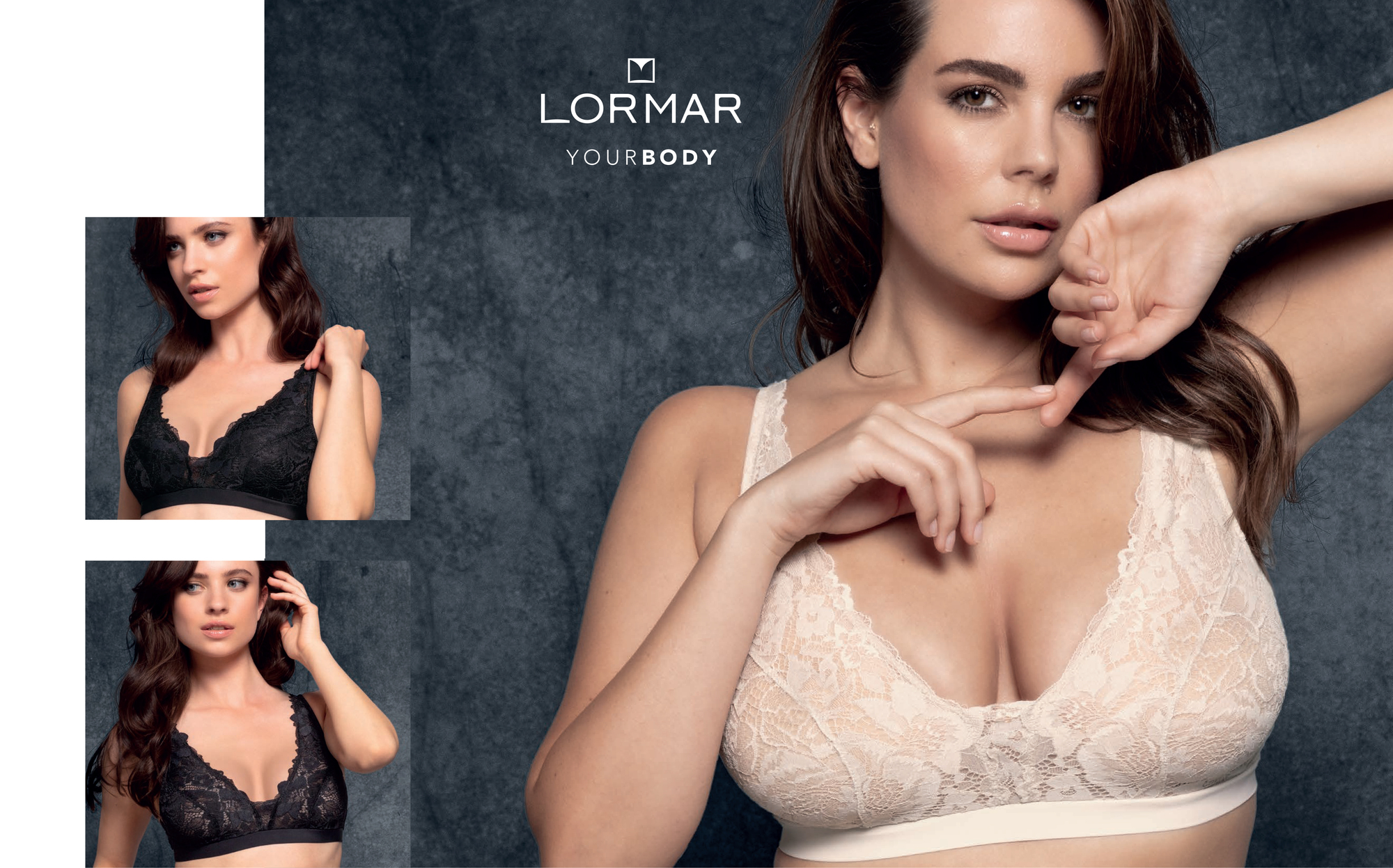 Сутиен с подживни подплънки без банел LORMAR Wing Vela серия YOUR BODY