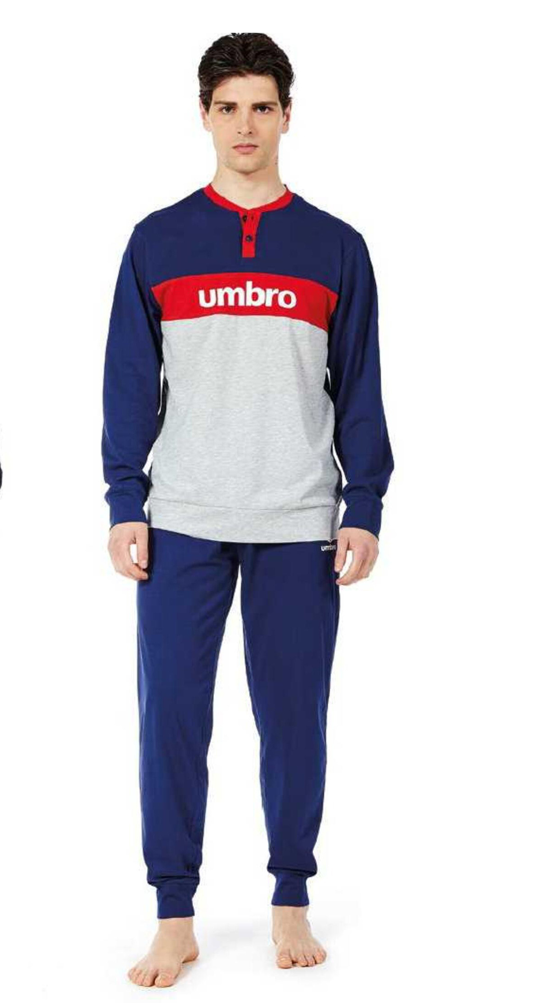 Мъжки комплект/ домашно облекло/ пижама Umbro 10444 от 100% памук